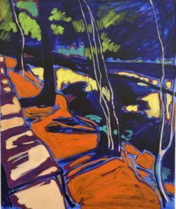 Comal River Bank, Elizabeth Payne, 20x24"